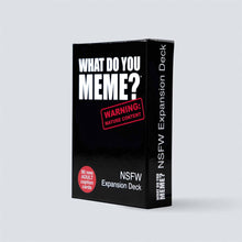 Load image into Gallery viewer, NSFW Expansion Pack for What Do You Meme™ - Adult Party Game
